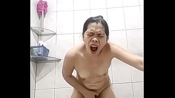 Asian wifey, Miss Bea modeling, showing that body and fucking herself with her Thick Big Black Dildo with story time!
